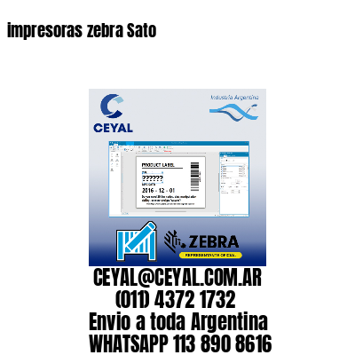 impresoras zebra Sato