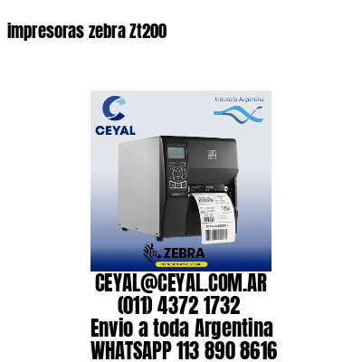 impresoras zebra Zt200