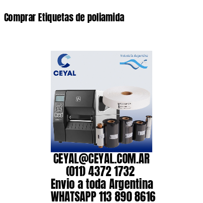 Comprar Etiquetas de poliamida