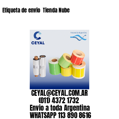 Etiqueta de envio  Tienda Nube
