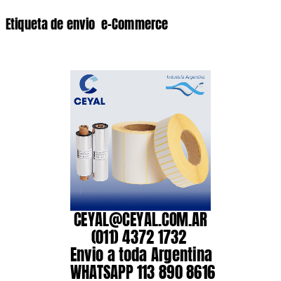 Etiqueta de envio  e-Commerce