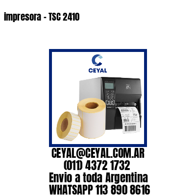 impresora – TSC 2410