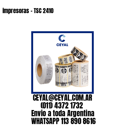 impresoras – TSC 2410