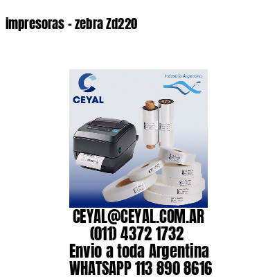 impresoras – zebra Zd220