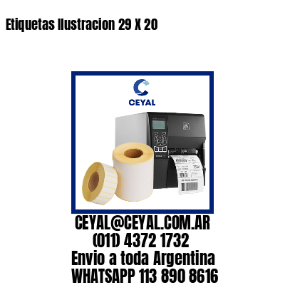 Etiquetas Ilustracion 29 X 20