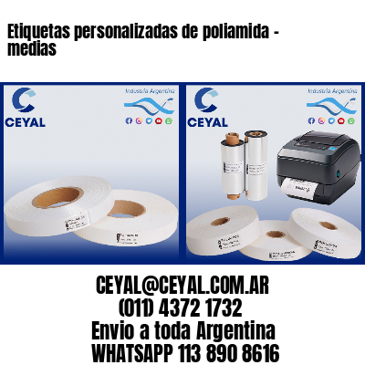 Etiquetas personalizadas de poliamida – medias