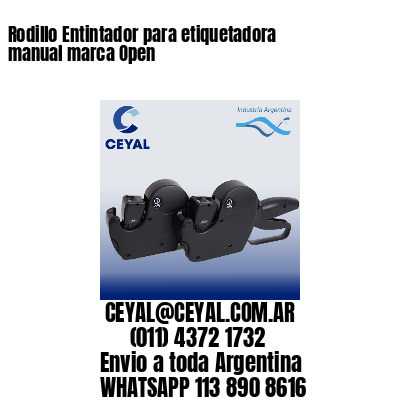 Rodillo Entintador para etiquetadora manual marca Open