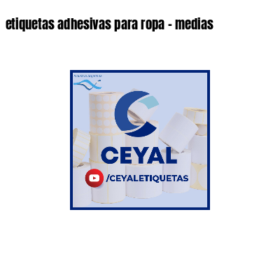 etiquetas adhesivas para ropa - medias