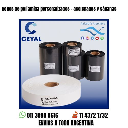 Rollos de poliamida personalizados – acolchados y sábanas