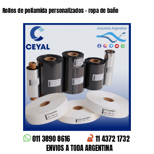 Rollos de poliamida personalizados – ropa de baño