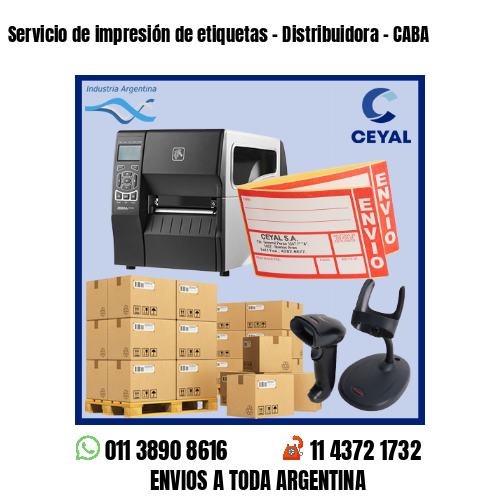 Servicio de impresión de etiquetas – Distribuidora – CABA