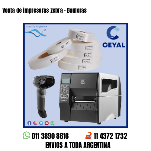 Venta de impresoras zebra – Bauleras