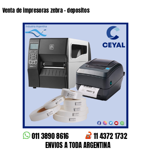 Venta de impresoras zebra – depositos