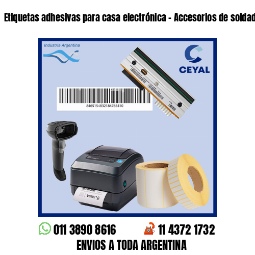 Etiquetas adhesivas para casa electrónica – Accesorios de soldado