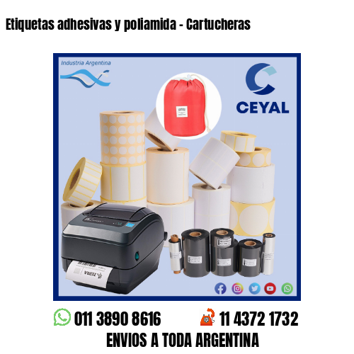Etiquetas adhesivas y poliamida – Cartucheras