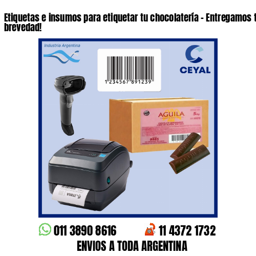 Etiquetas e insumos para etiquetar tu chocolatería – Entregamos tu pedido a la brevedad!