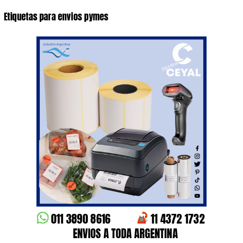 Etiquetas para envios pymes