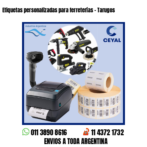 Etiquetas personalizadas para ferreterías – Tarugos