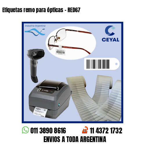 Etiquetas remo para ópticas – RED67