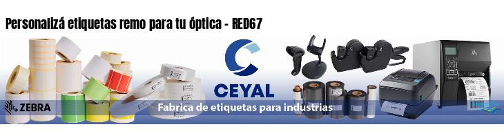 Personalizá etiquetas remo para tu óptica - RED67