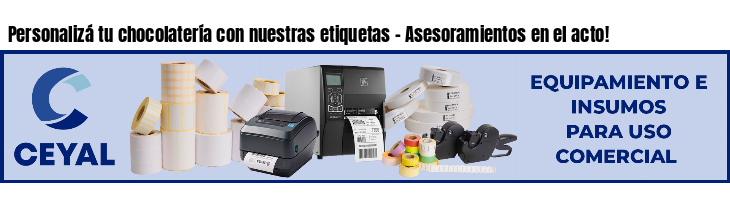 Personalizá tu chocolatería con nuestras etiquetas - Asesoramientos en el acto!