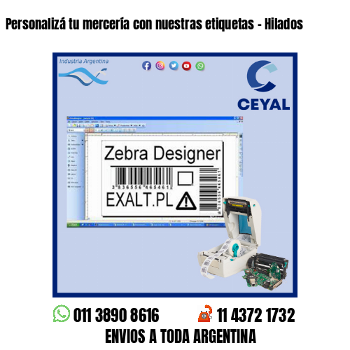 Personalizá tu mercería con nuestras etiquetas – Hilados