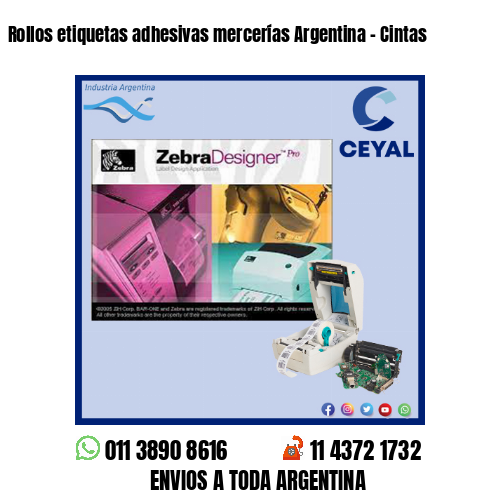 Rollos etiquetas adhesivas mercerías Argentina – Cintas