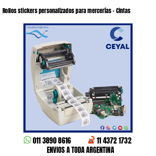 Rollos stickers personalizados para mercerías – Cintas