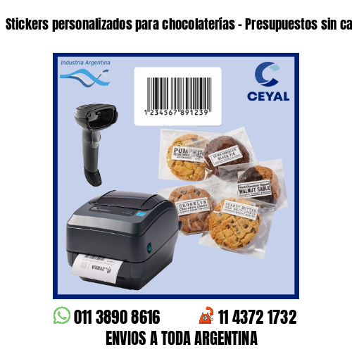 Stickers personalizados para chocolaterías – Presupuestos sin cargo!
