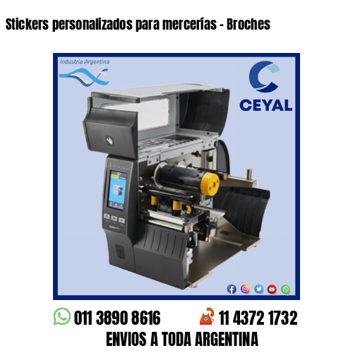 Stickers personalizados para mercerías – Broches