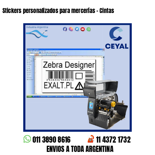 Stickers personalizados para mercerías – Cintas