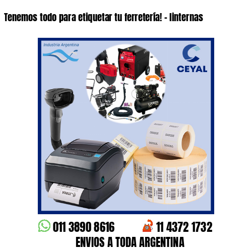 Tenemos todo para etiquetar tu ferretería! – linternas
