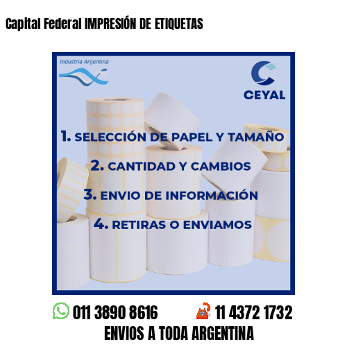 Capital Federal IMPRESIÓN DE ETIQUETAS