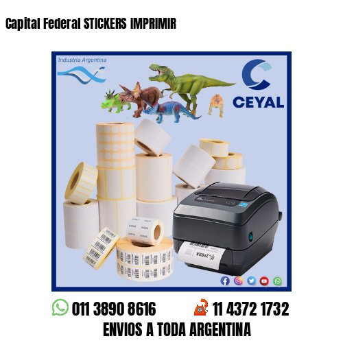 Capital Federal STICKERS IMPRIMIR