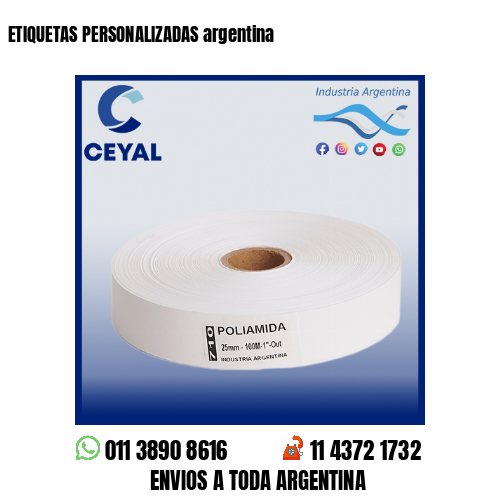 ETIQUETAS PERSONALIZADAS argentina