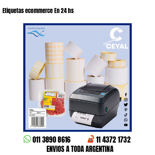 Etiquetas ecommerce En 24 hs