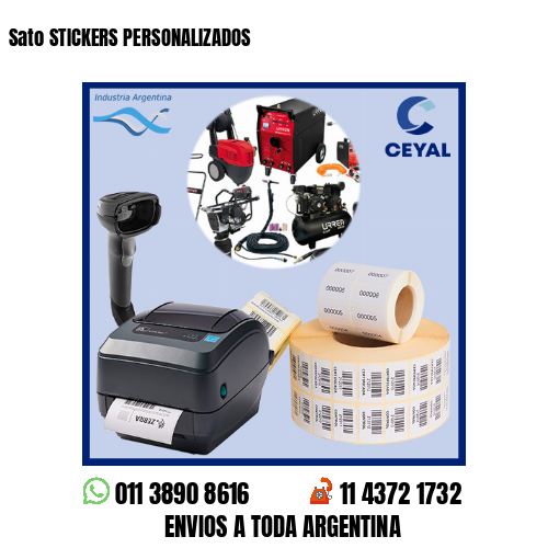 Sato STICKERS PERSONALIZADOS