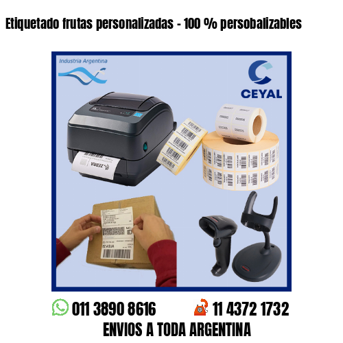Etiquetado frutas personalizadas – 100 % persobalizables