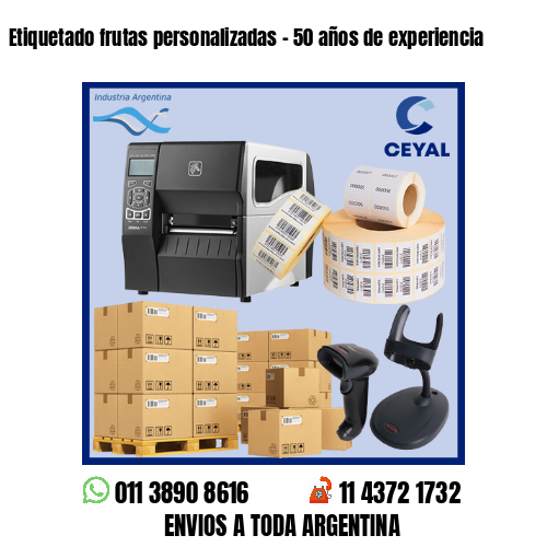 Etiquetado frutas personalizadas – 50 años de experiencia