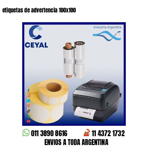etiquetas de advertencia 100×100