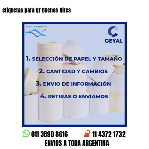 etiquetas para qr Buenos Aires