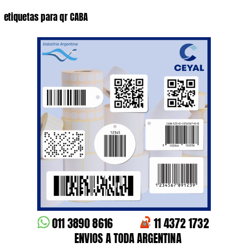 etiquetas para qr CABA