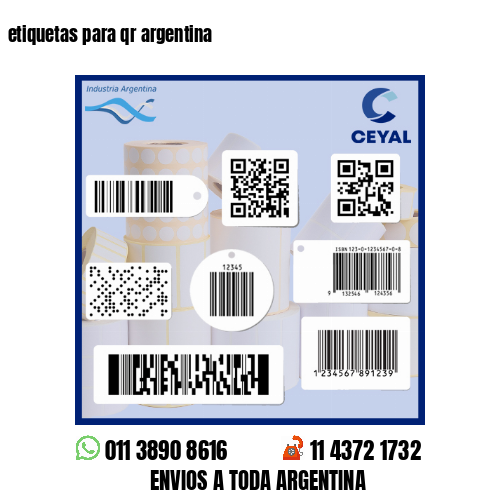 etiquetas para qr argentina