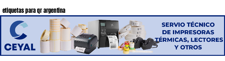 etiquetas para qr argentina
