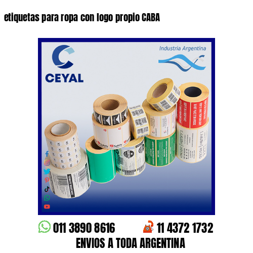 etiquetas para ropa con logo propio CABA