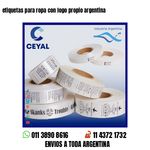 etiquetas para ropa con logo propio argentina