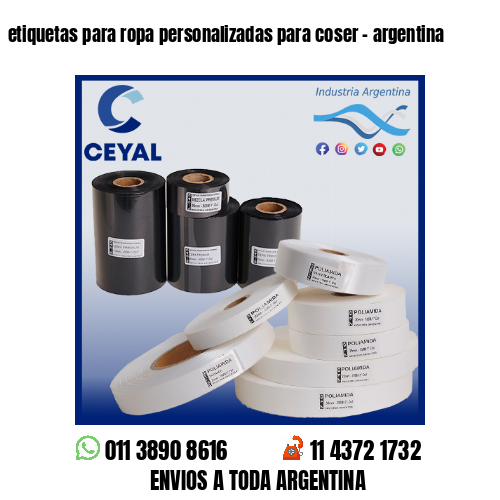 etiquetas para ropa personalizadas para coser – argentina