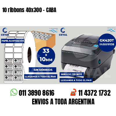 10 ribbons 40x300 - CABA