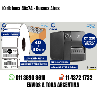 10 ribbons 40x74 - Buenos Aires
