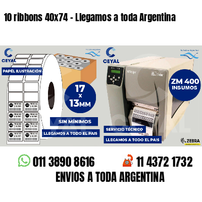 10 ribbons 40x74 - Llegamos a toda Argentina